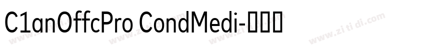 C1anOffcPro CondMedi字体转换 C1anOffcPro CondMedi字体转换